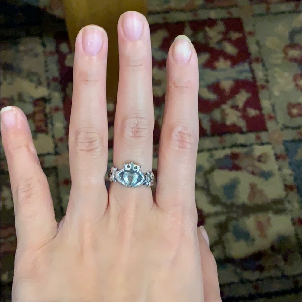 Adorned Claddagh Ring